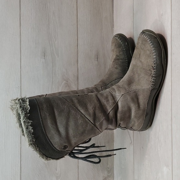 The North Face Womens Primaloft Leases 200 gram insulation Suede boots shoes 8.5 - Picture 1 of 14